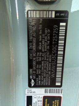 
										2012 Mini Cooper – 35000 miles –  $10500 full									