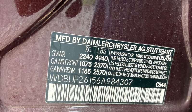 
								2006 MERCEDES E320 DIESEL – $7990.00 full									