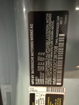 
										2012 Mini Cooper S – 28000 Miles – $13500.00 full									